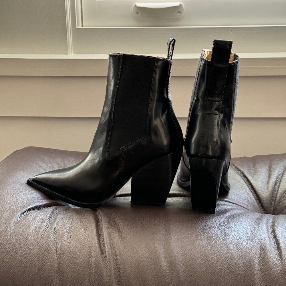 New AllSaints Ria Wedge Chelsea Boot 7